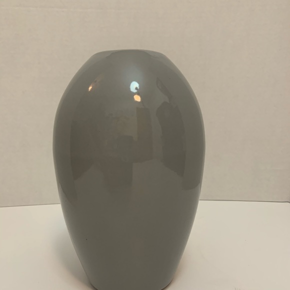 Vintage CDP Natural White Clay Gray Modern Vase - Picture 4 of 10